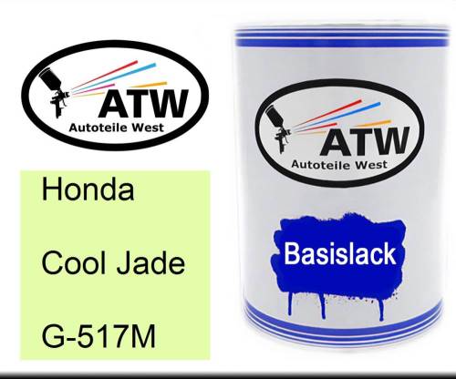 Honda, Cool Jade, G-517M: 500ml Lackdose, von ATW Autoteile West.